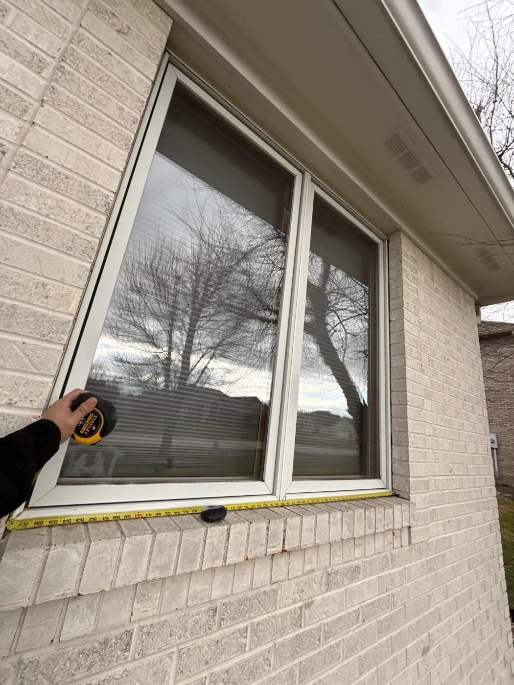 Window replacement documented in Bayhill
